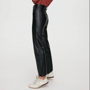 Wilfred The Melina High Waisted Vegan Leather Pants Size 0 Whimsigoth Streetwear